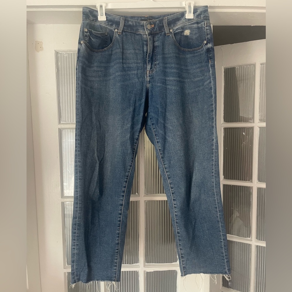 Talbots Everyday Relaxed Distressed Denim Jean